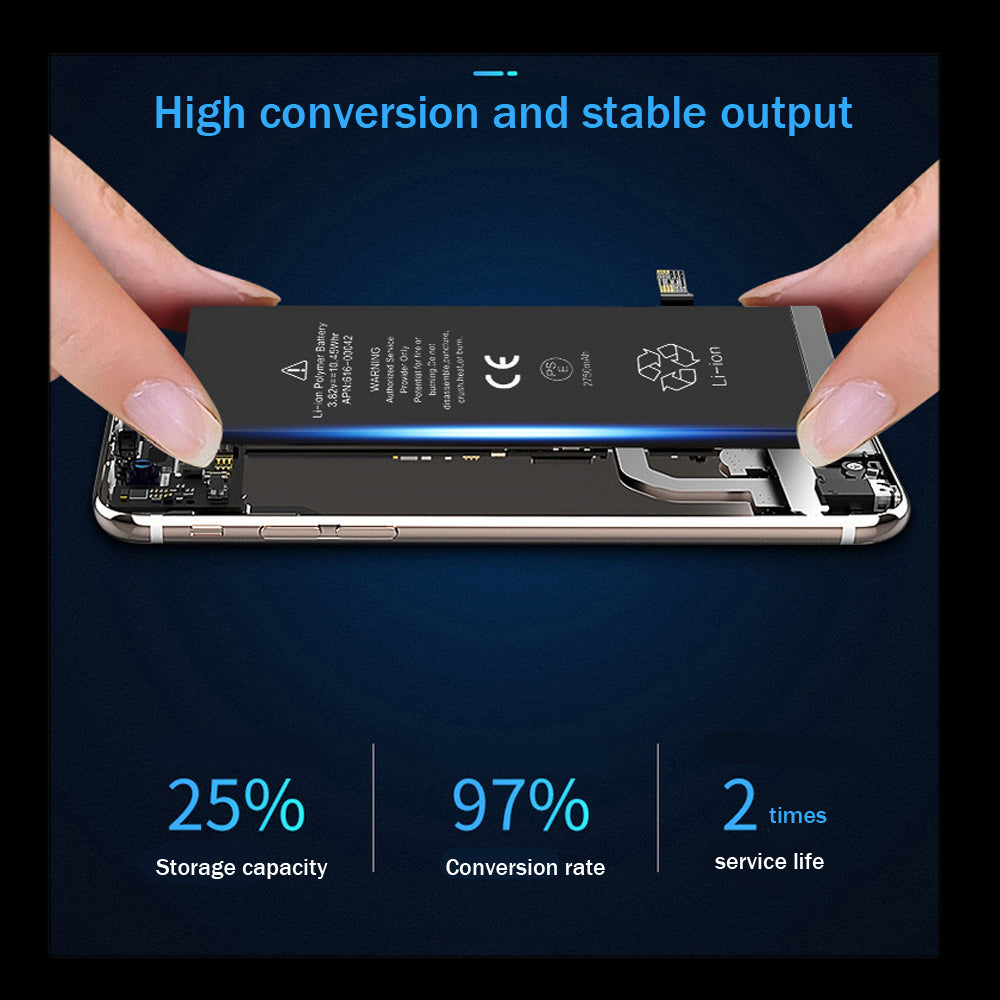 Batterie de remplacement pour iPhone 5S / 5C, 1560mAh Batterie de remplacement pour iPhone 5S / 5C, 1560mAh